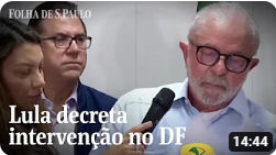 Veja pronunciamento de Lula após atos golpistas em Brasília