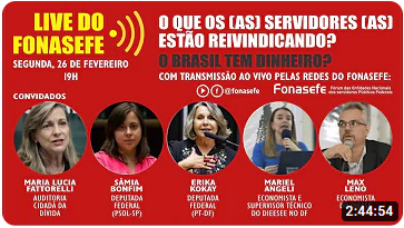 Live | O que os(as) servidores(as) públicos estão reivindicando? O Brasil tem dinheiro?