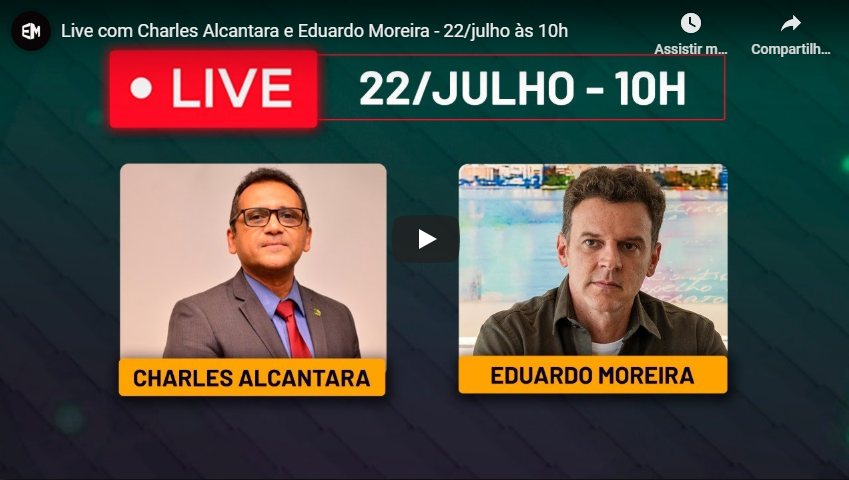 Live com Charles Alcantara [Pres. Fenafisco) e Eduardo Moreira