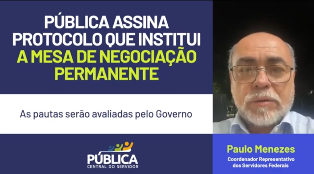 Pública na Mesa de Negociação Permanente | Paulo Menezes
