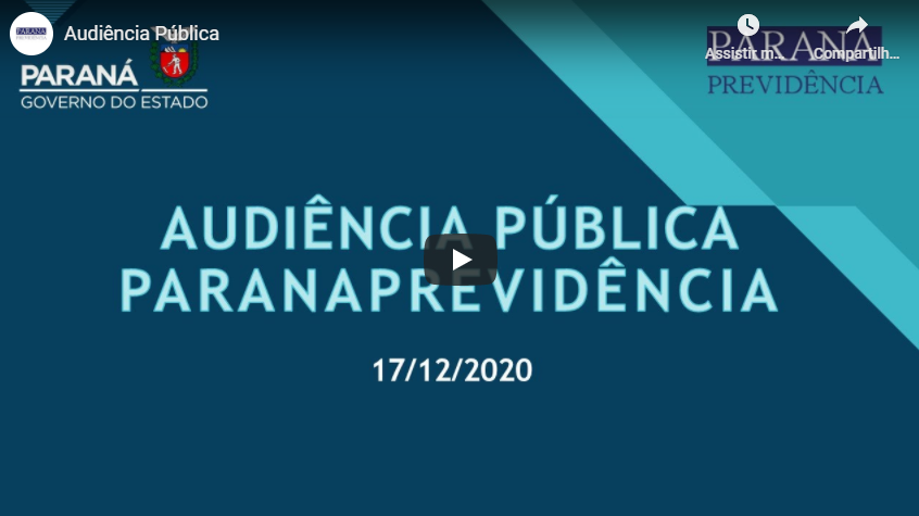 Audiência Pública Paranaprevidencia